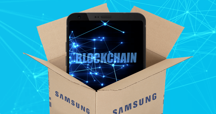 samsung blockchain shipping