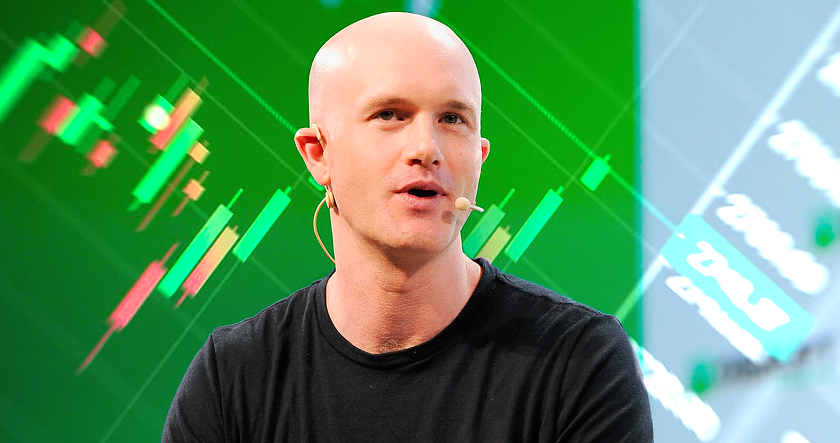 brian armstrong coinbase and stock market