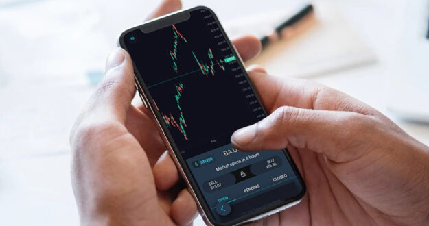 Crypto graph on mobile app