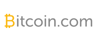 Logo for Bitcoin.com, with the 