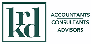 Logo featuring the letters lrd in a green square on the left, with the words Accountants, Consultants, and Advisors stacked on the right side.